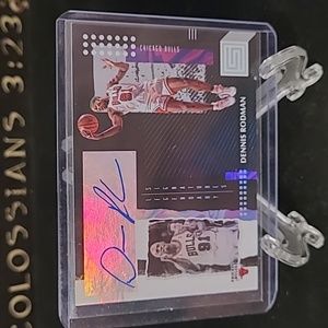 NBA Dennis Rodman status Autograph